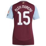 Aston Villa aston villa adidas home shirt 2024-25 – womens with alex moreno 15 cup printing Kits - Official Football Shirts & Training Gear