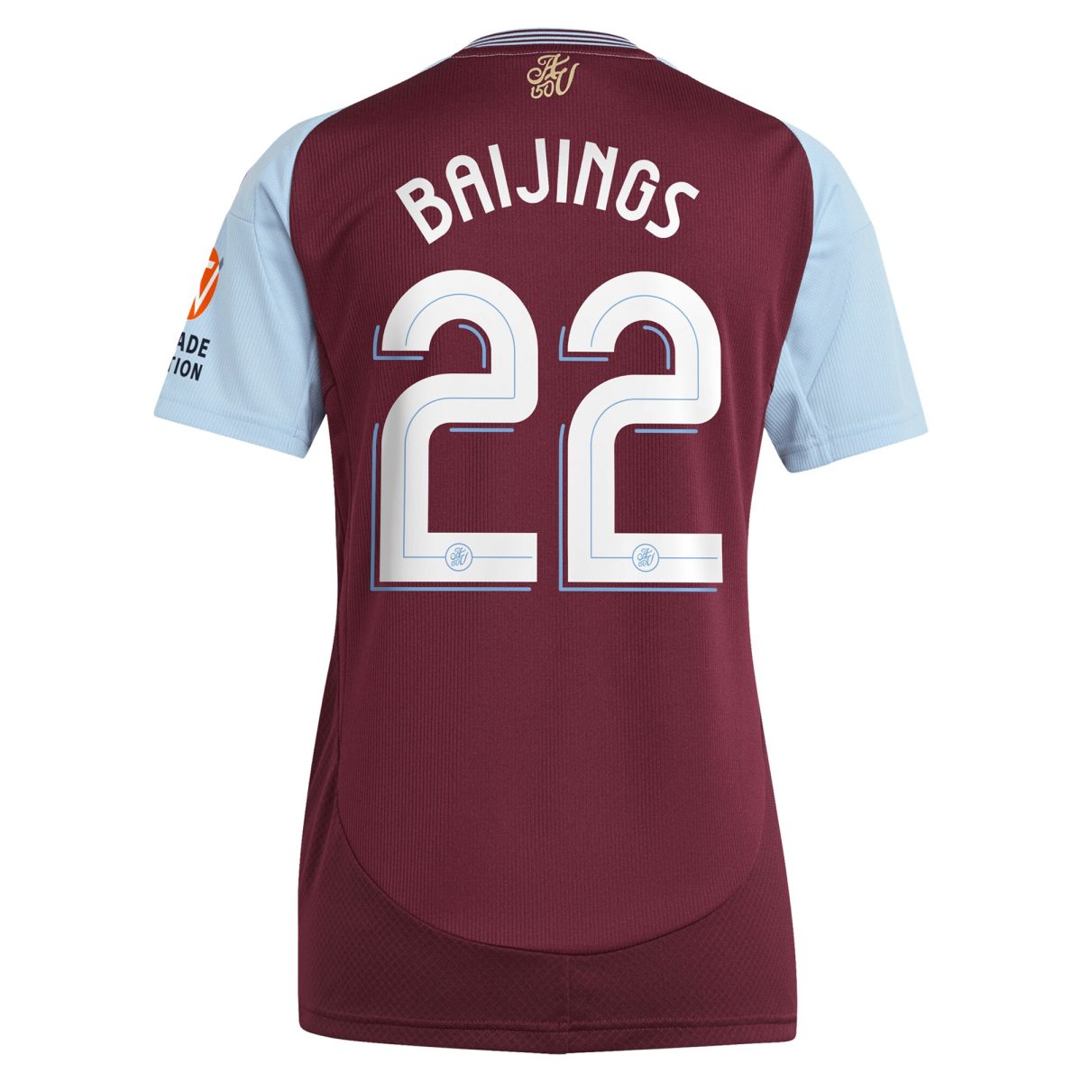Aston Villa aston villa adidas home shirt 2024-25 – womens with baijings 22 cup printing Kits - Official Football Shirts & Training Gear