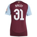 Aston Villa aston villa adidas home shirt 2024-25 – womens with bailey 31 cup printing Kits - Official Football Shirts & Training Gear