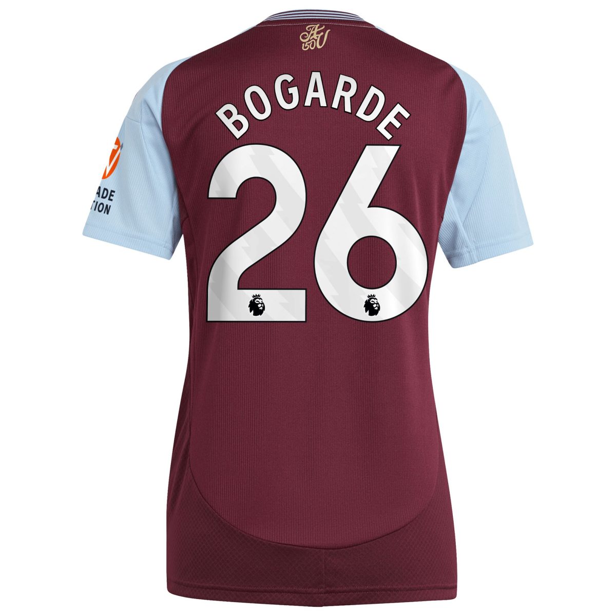 Aston Villa aston villa adidas home shirt 2024-25 – womens with bogarde 26 printing Kits - Official Football Shirts & Training Gear