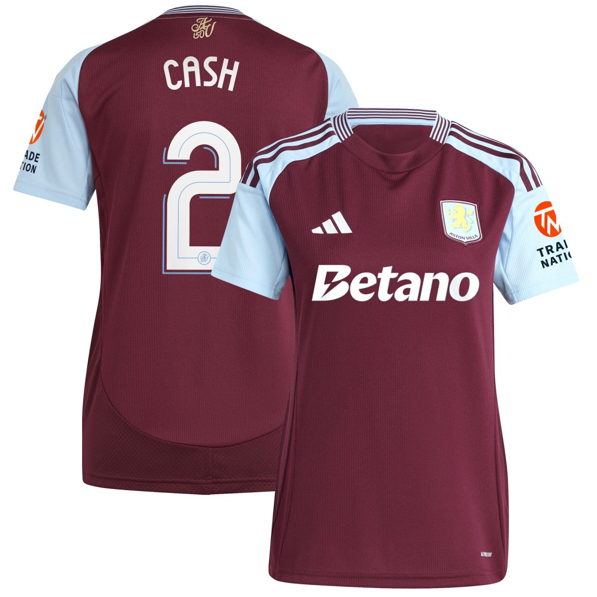 Aston Villa aston villa adidas home shirt 2024-25 – womens with cash 2 cup printing Kits - Official Football Shirts & Training Gear