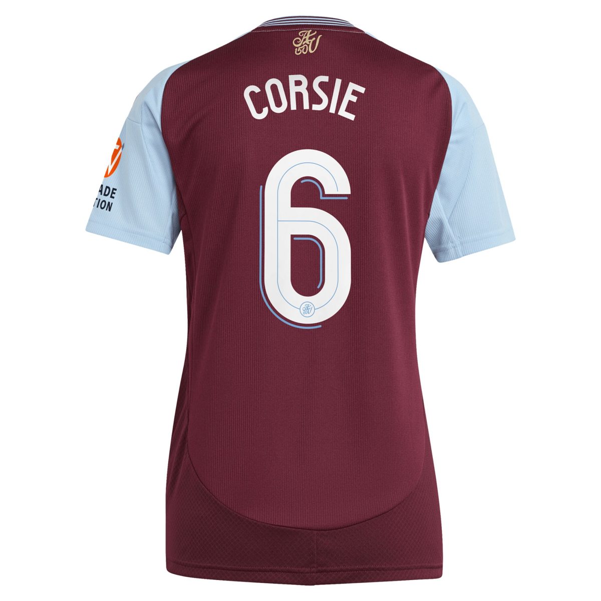 Aston Villa aston villa adidas home shirt 2024-25 – womens with corsie 6 cup printing Kits - Official Football Shirts & Training Gear