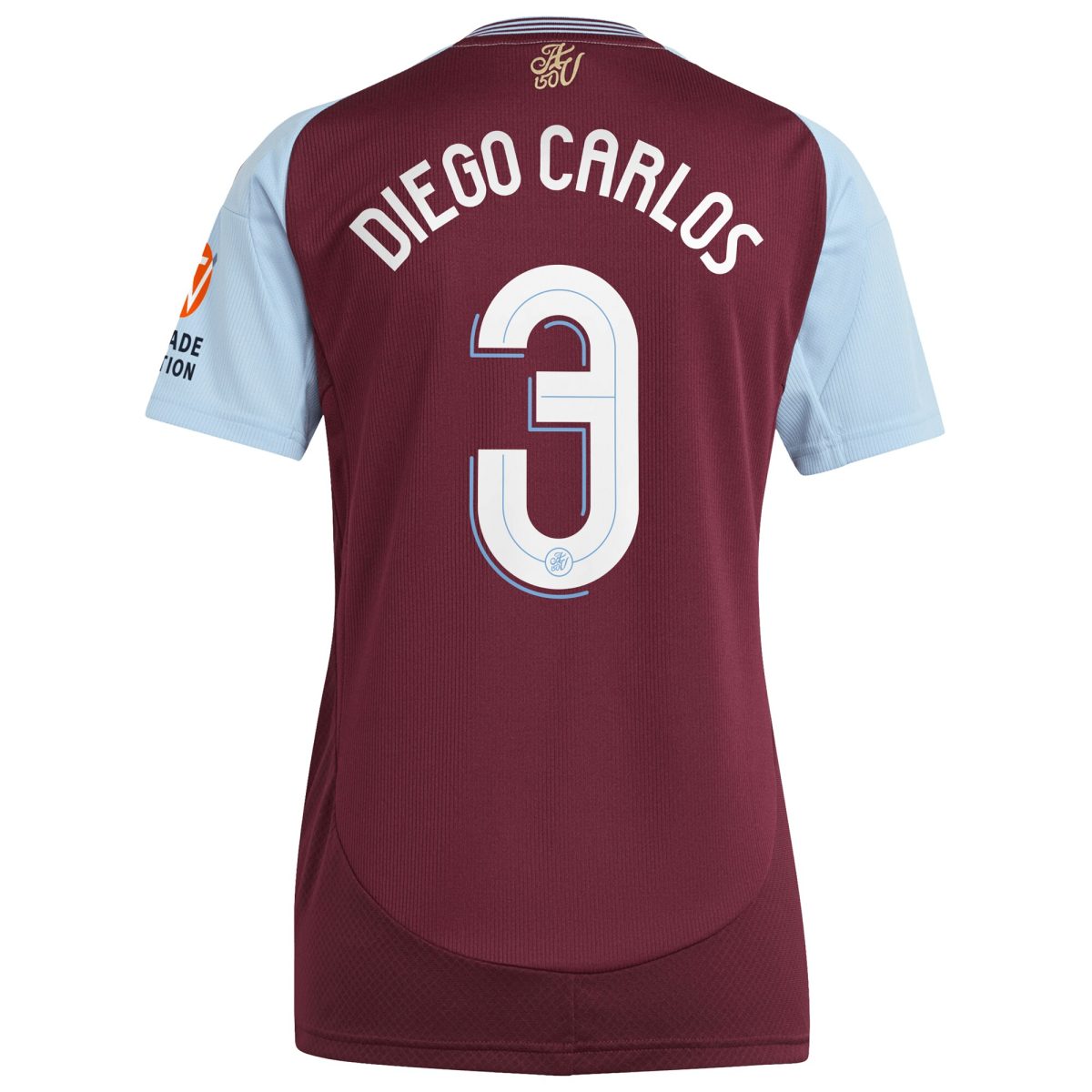 Aston Villa aston villa adidas home shirt 2024-25 – womens with diego carlos 3 cup printing Kits - Official Football Shirts & Training Gear