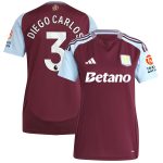 Aston Villa aston villa adidas home shirt 2024-25 – womens with diego carlos 3 printing Kits - Official Football Shirts & Training Gear