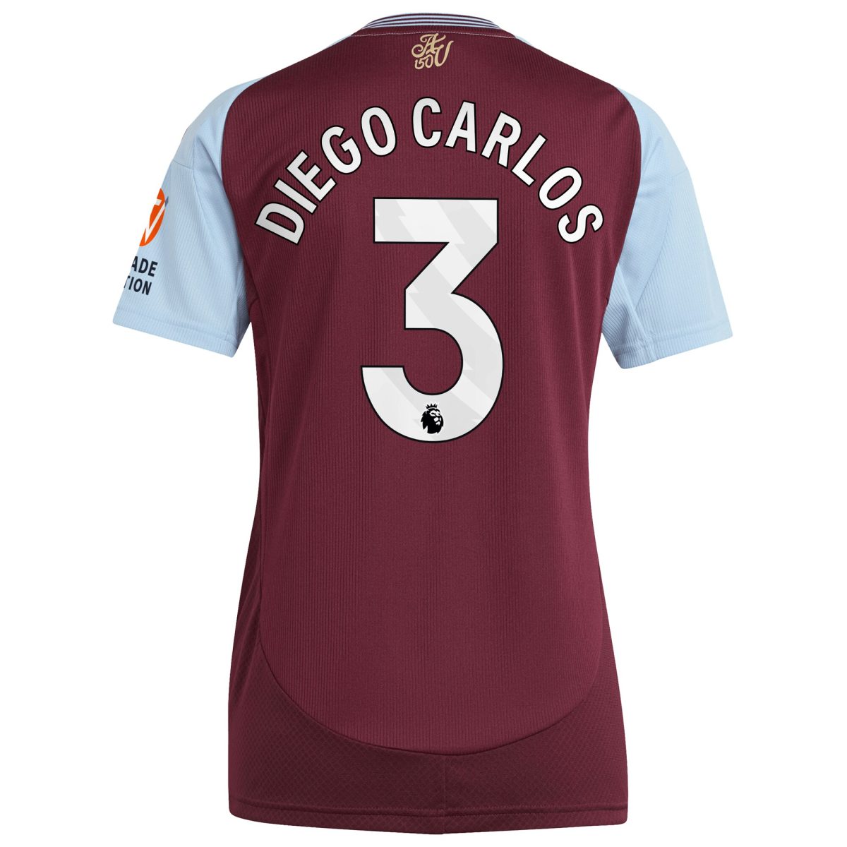 Aston Villa aston villa adidas home shirt 2024-25 – womens with diego carlos 3 printing Kits - Official Football Shirts & Training Gear