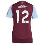 Aston Villa aston villa adidas home shirt 2024-25 – womens with digne 12 printing Kits - Official Football Shirts & Training Gear