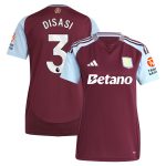 Aston Villa aston villa adidas home shirt 2024-25 – womens with disasi 3 printing Kits - Official Football Shirts & Training Gear