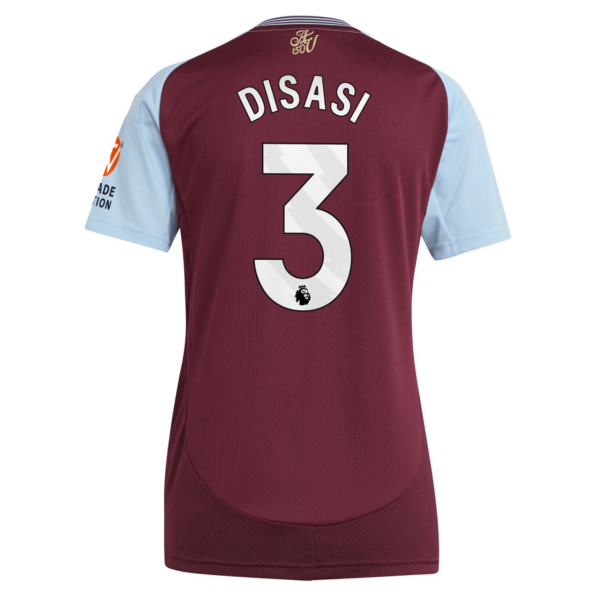 Aston Villa aston villa adidas home shirt 2024-25 – womens with disasi 3 printing Kits - Official Football Shirts & Training Gear