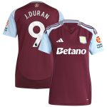 Aston Villa aston villa adidas home shirt 2024-25 – womens with j.duran 9 printing Kits - Official Football Shirts & Training Gear