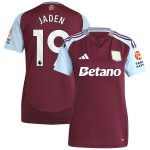 Aston Villa aston villa adidas home shirt 2024-25 – womens with jaden 19 printing Kits - Official Football Shirts & Training Gear