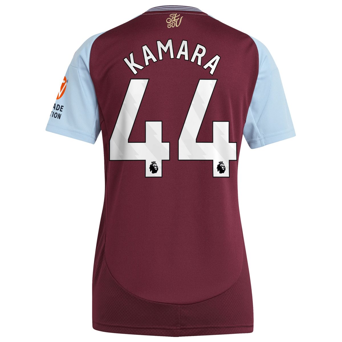 Aston Villa aston villa adidas home shirt 2024-25 – womens with kamara 44 printing Kits - Official Football Shirts & Training Gear
