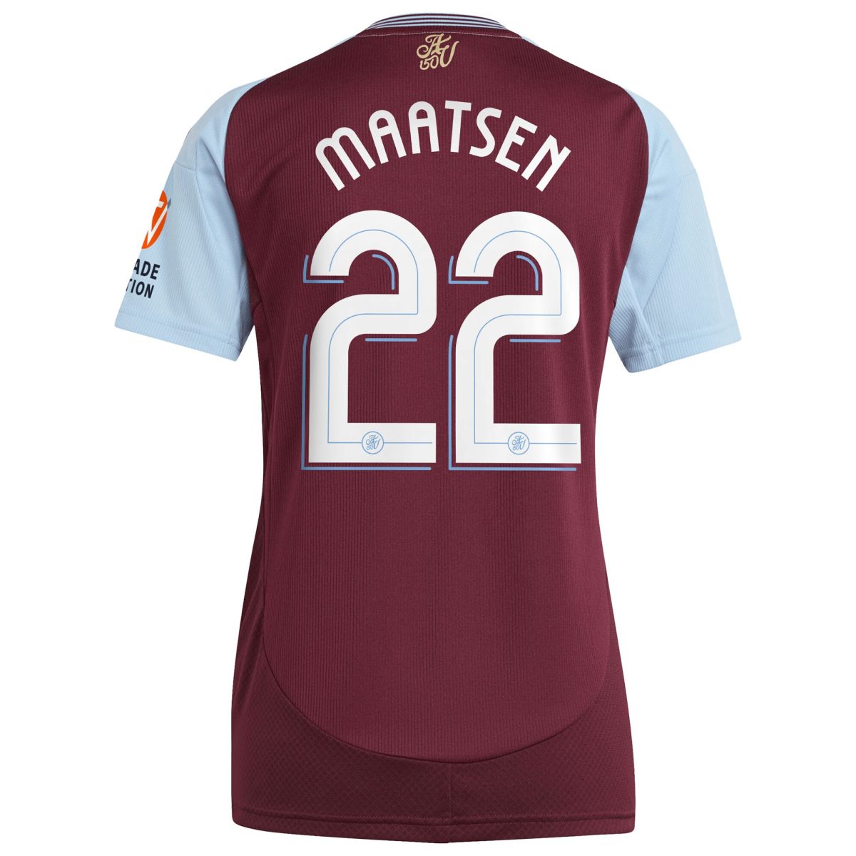 Aston Villa aston villa adidas home shirt 2024-25 – womens with maatsen 22 cup printing Kits - Official Football Shirts & Training Gear