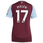 Aston Villa aston villa adidas home shirt 2024-25 – womens with malen 17 printing Kits - Official Football Shirts & Training Gear