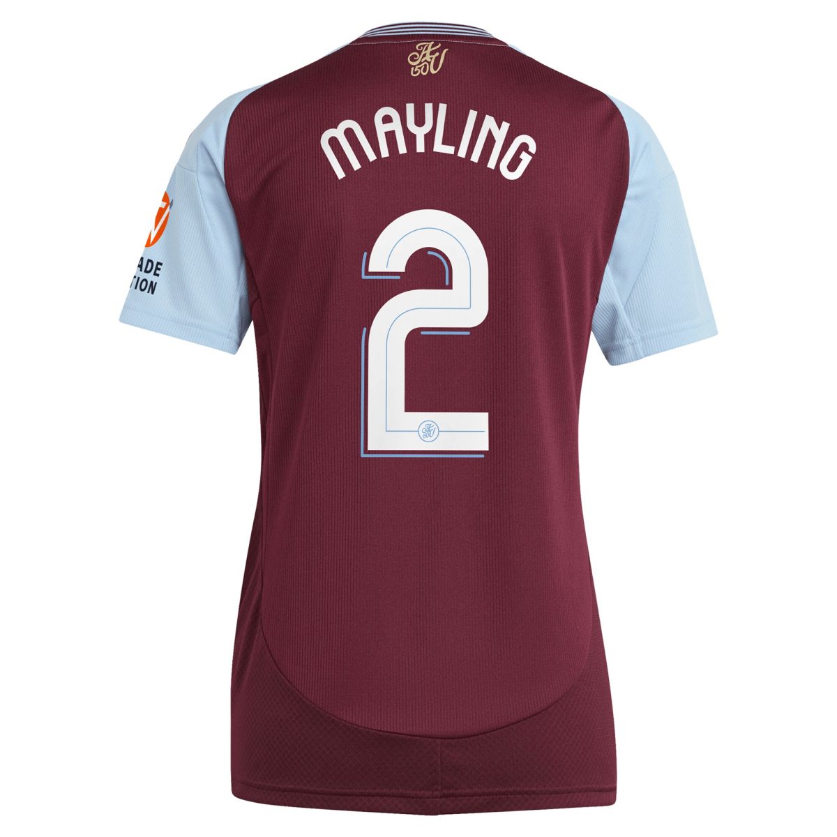 Aston Villa aston villa adidas home shirt 2024-25 – womens with mayling 2 cup printing Kits - Official Football Shirts & Training Gear