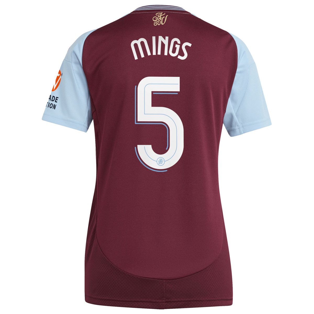 Aston Villa aston villa adidas home shirt 2024-25 – womens with mings 5 cup printing Kits - Official Football Shirts & Training Gear