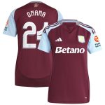 Aston Villa aston villa adidas home shirt 2024-25 – womens with onana 24 cup printing Kits - Official Football Shirts & Training Gear