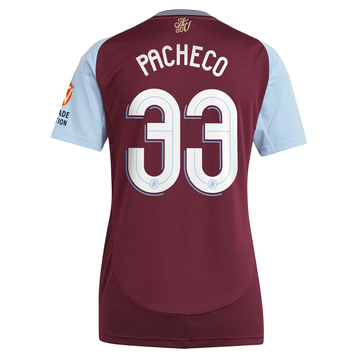 Aston Villa aston villa adidas home shirt 2024-25 – womens with pacheco 33 cup printing Kits - Official Football Shirts & Training Gear