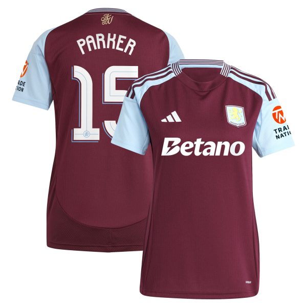 Aston Villa aston villa adidas home shirt 2024-25 – womens with parker 15 cup printing Kits - Official Football Shirts & Training Gear