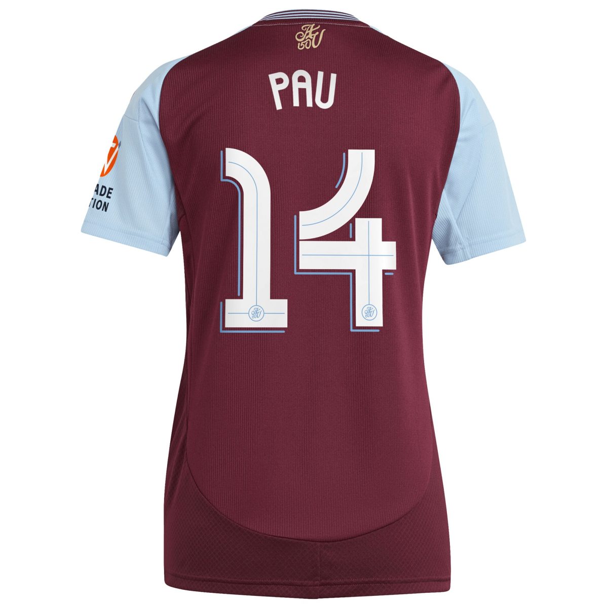 Aston Villa aston villa adidas home shirt 2024-25 – womens with pau 14 cup printing Kits - Official Football Shirts & Training Gear