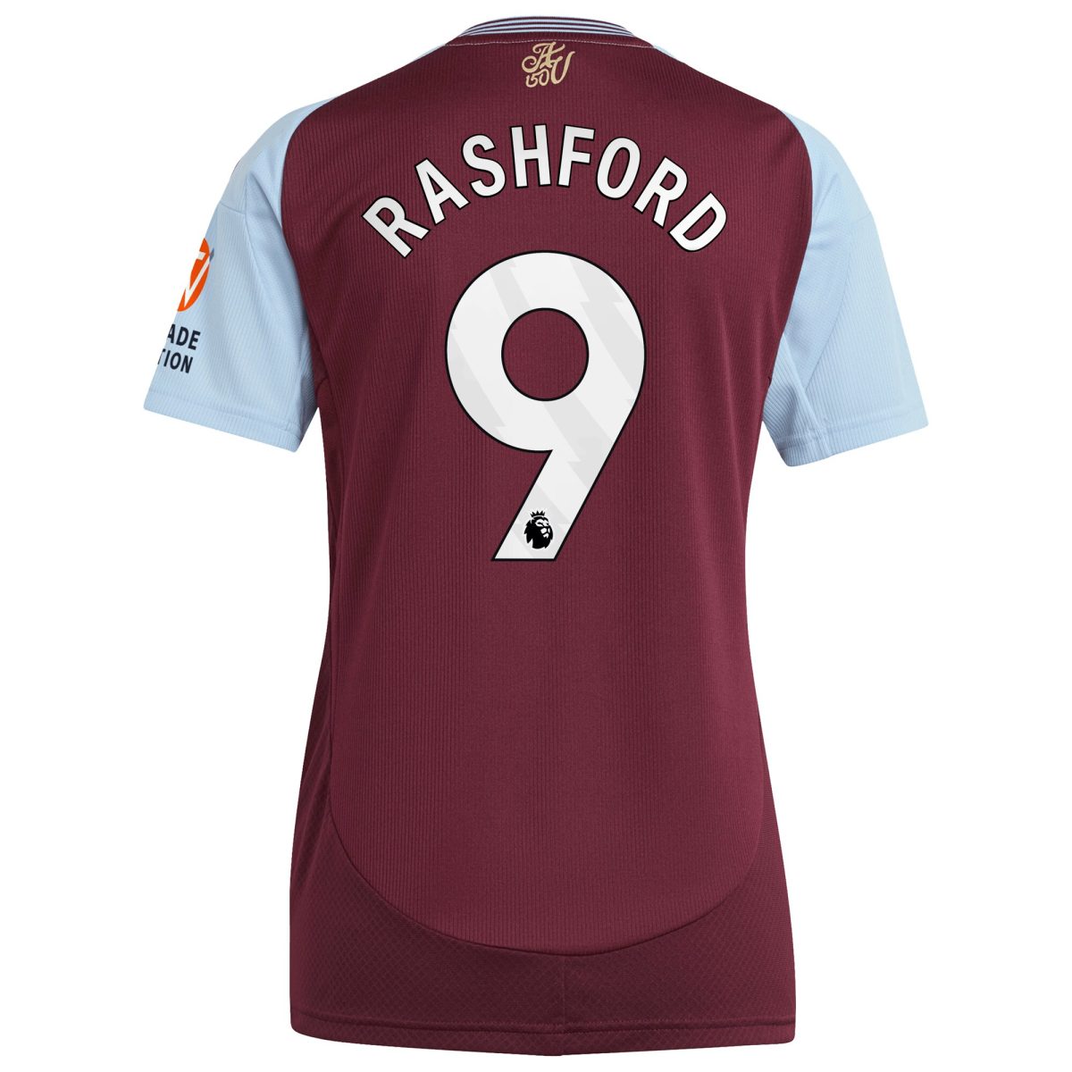 Aston Villa aston villa adidas home shirt 2024-25 – womens with rashford 9 printing Kits - Official Football Shirts & Training Gear