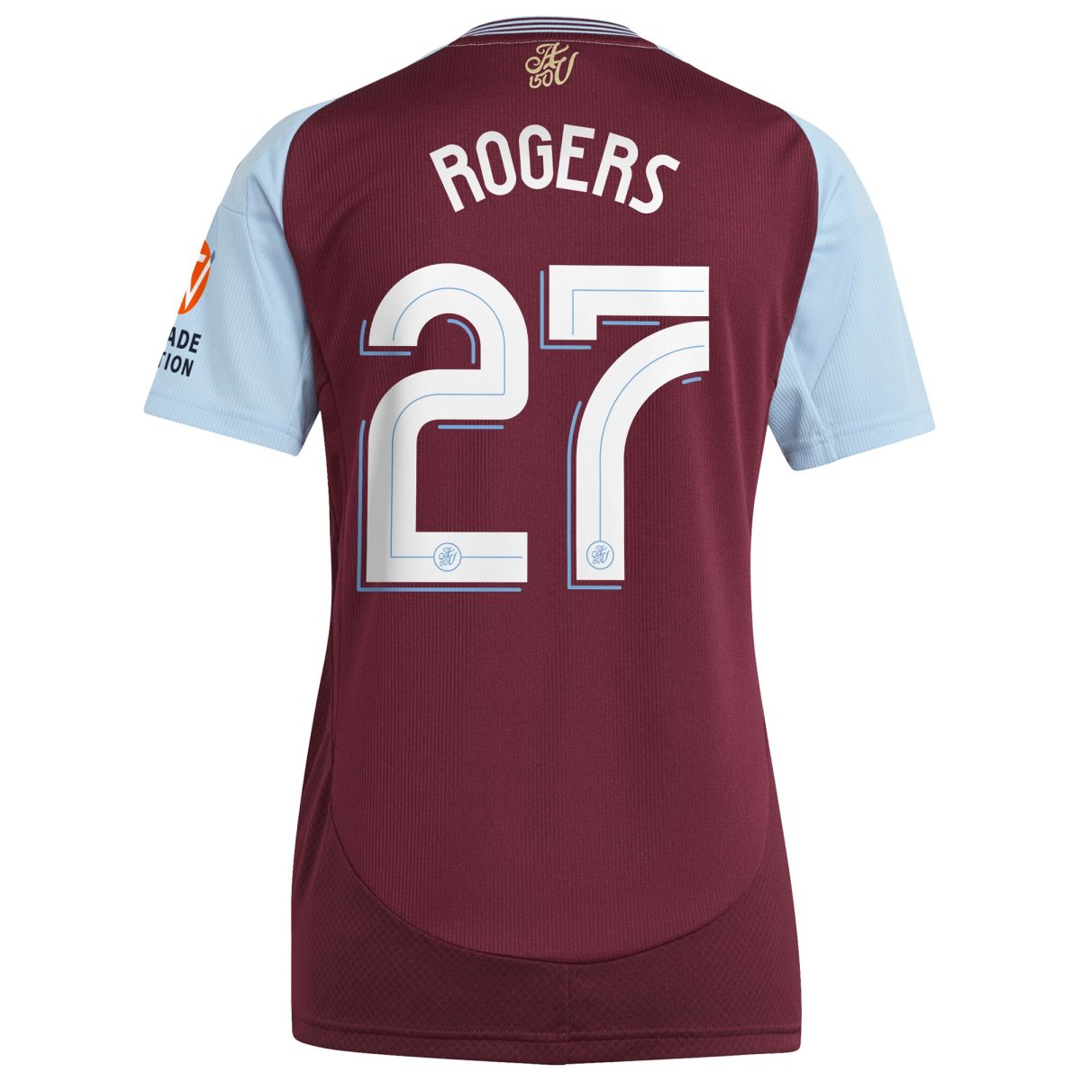 Aston Villa aston villa adidas home shirt 2024-25 – womens with rogers 27 cup printing Kits - Official Football Shirts & Training Gear