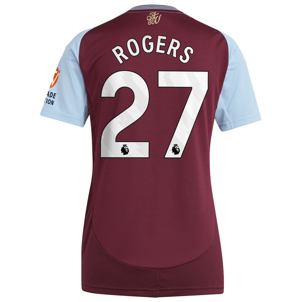Aston Villa aston villa adidas home shirt 2024-25 – womens with rogers 27 printing Kits - Official Football Shirts & Training Gear