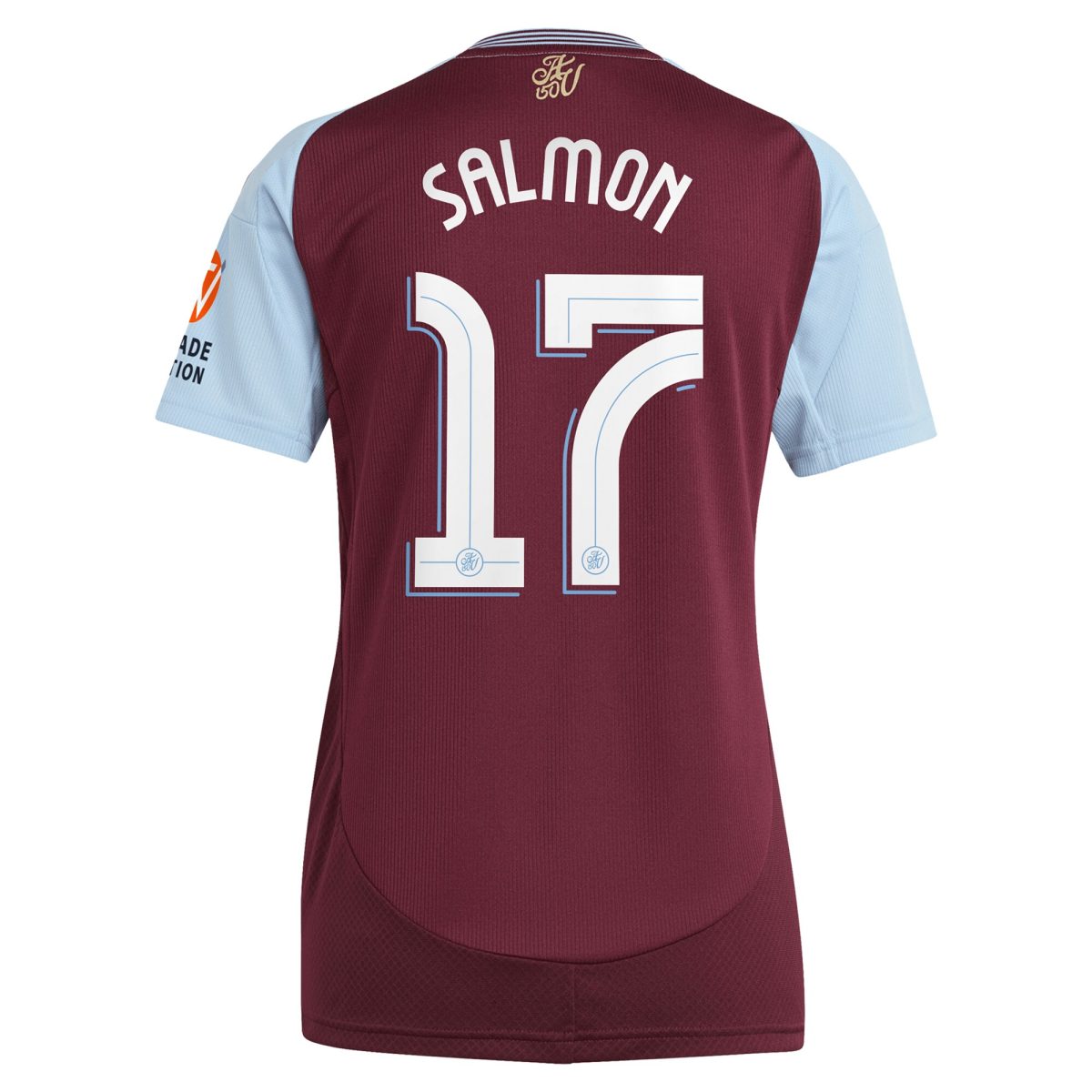 Aston Villa aston villa adidas home shirt 2024-25 – womens with salmon 17 cup printing Kits - Official Football Shirts & Training Gear