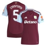 Aston Villa aston villa adidas home shirt 2024-25 – womens with staniforth 5 cup printing Kits - Official Football Shirts & Training Gear