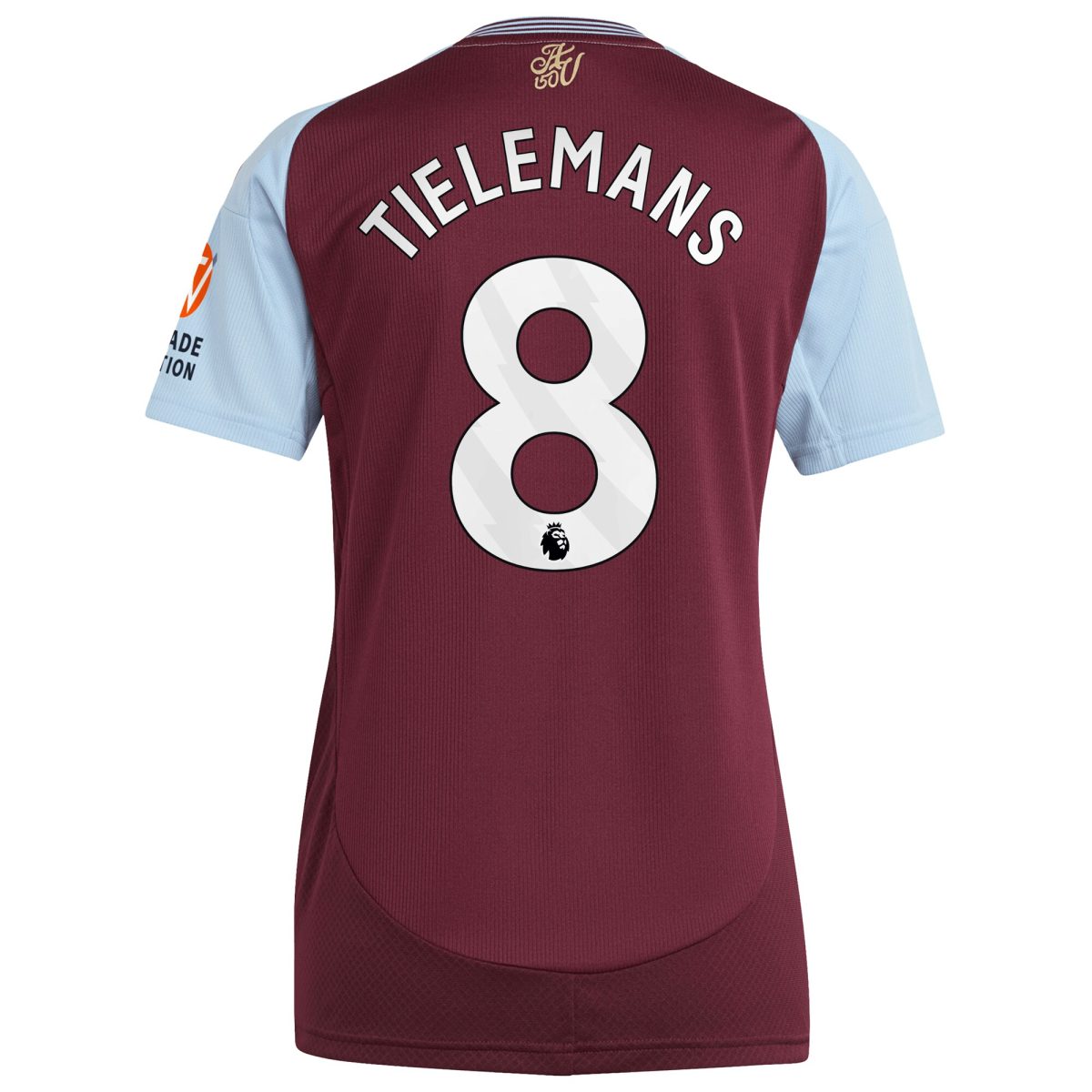 Aston Villa aston villa adidas home shirt 2024-25 – womens with tielemans 8 printing Kits - Official Football Shirts & Training Gear