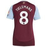 Aston Villa aston villa adidas home shirt 2024-25 – womens with tielemans 8 printing Kits - Official Football Shirts & Training Gear