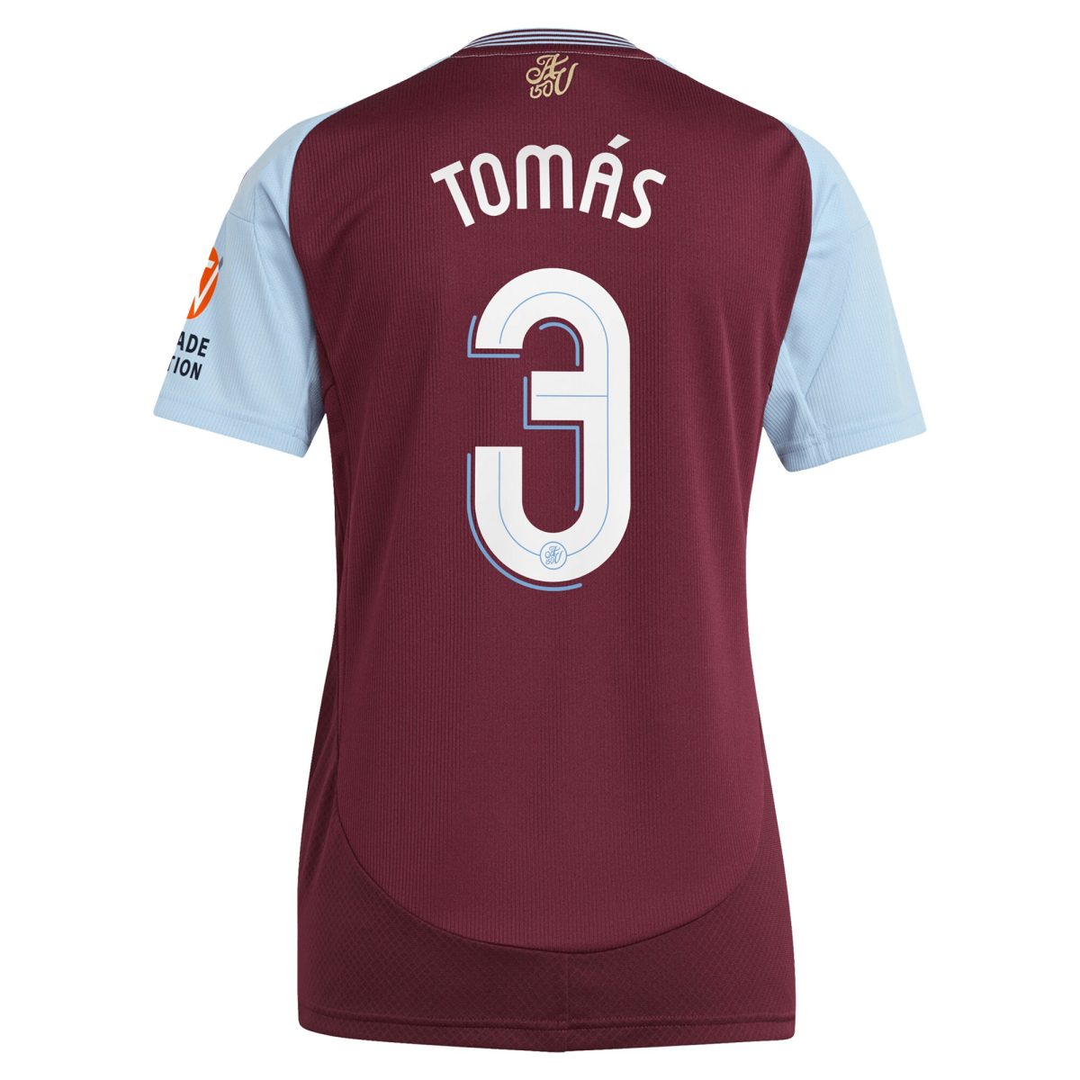 Aston Villa aston villa adidas home shirt 2024-25 – womens with tomás 3 cup printing Kits - Official Football Shirts & Training Gear