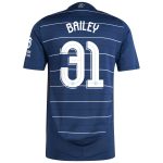 Aston Villa aston villa adidas third authentic shirt 2024-25 with bailey 31 cup printing Kits - Official Football Shirts & Training Gear