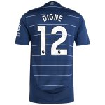 Aston Villa aston villa adidas third authentic shirt 2024-25 with digne 12 printing Kits - Official Football Shirts & Training Gear