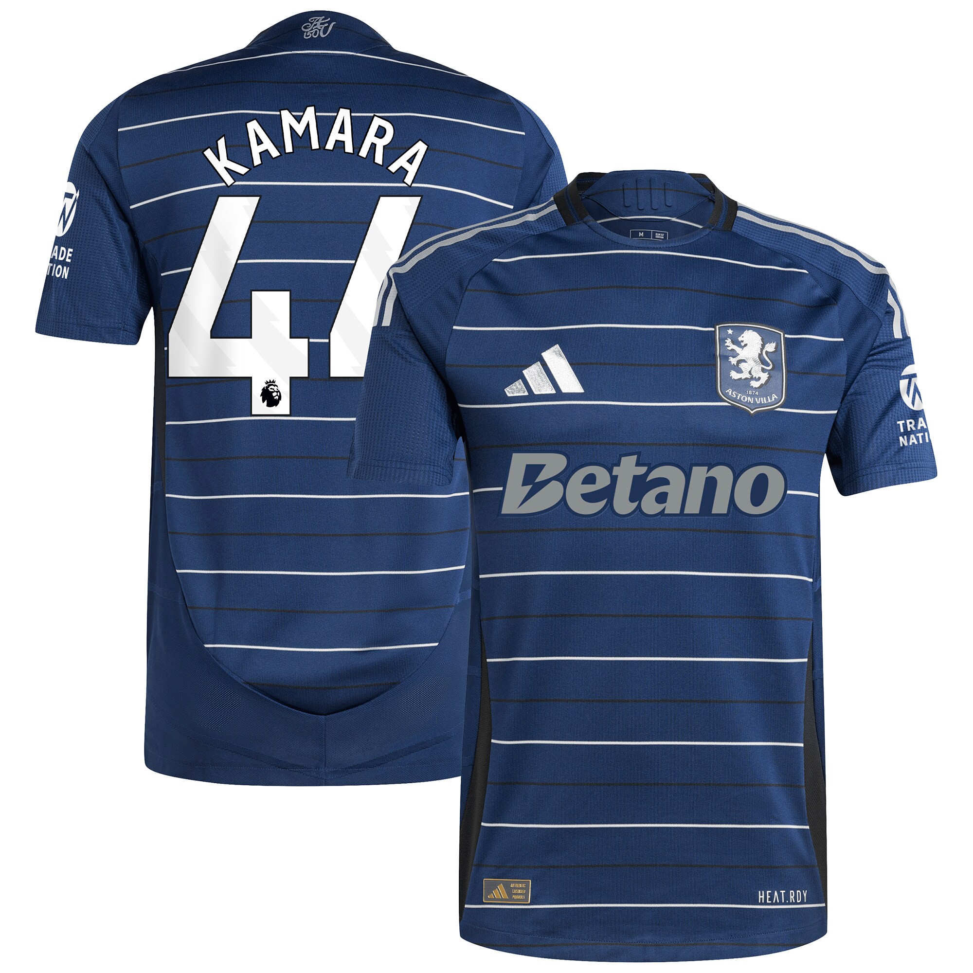 Aston Villa aston villa adidas third authentic shirt 2024-25 with kamara 44 printing Kits - Official Football Shirts & Training Gear
