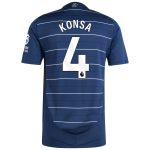 Aston Villa aston villa adidas third authentic shirt 2024-25 with konsa 4 printing Kits - Official Football Shirts & Training Gear