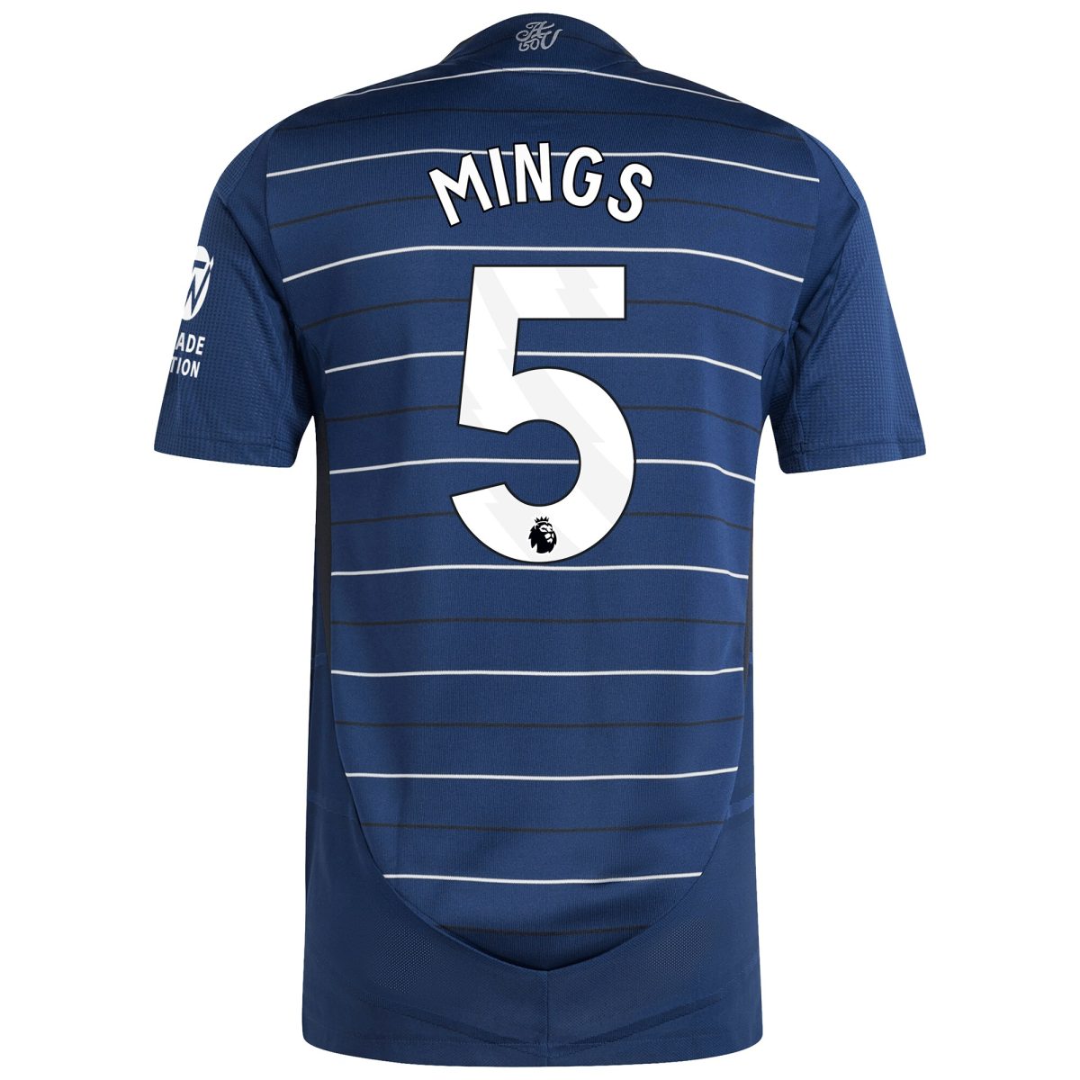 Aston Villa aston villa adidas third authentic shirt 2024-25 with mings 5 printing Kits - Official Football Shirts & Training Gear