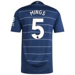 Aston Villa aston villa adidas third authentic shirt 2024-25 with mings 5 printing Kits - Official Football Shirts & Training Gear