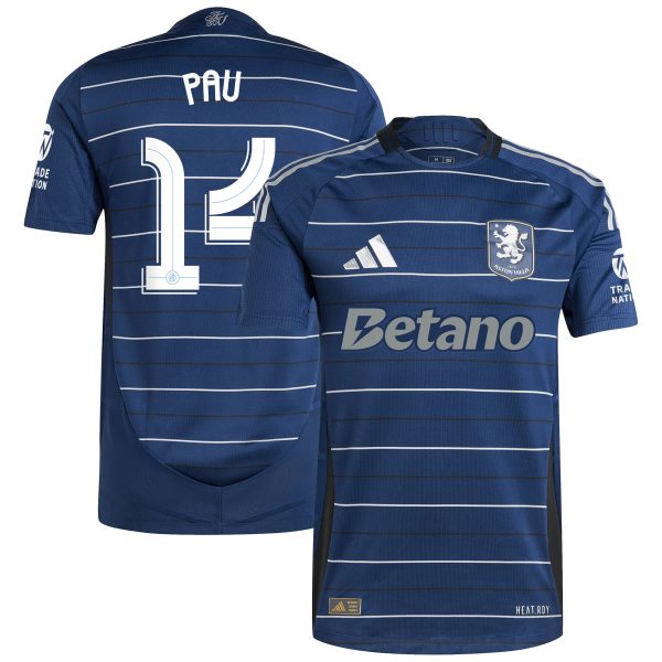 Aston Villa aston villa adidas third authentic shirt 2024-25 with pau 14 cup printing Kits - Official Football Shirts & Training Gear
