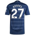 Aston Villa aston villa adidas third authentic shirt 2024-25 with rogers 27 printing Kits - Official Football Shirts & Training Gear