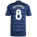 Aston Villa aston villa adidas third authentic shirt 2024-25 with tielemans 8 cup printing Kits - Official Football Shirts & Training Gear