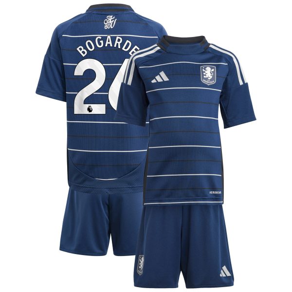 Aston Villa aston villa adidas third minikit 2024-25 with bogarde 26 printing Kits - Official Football Shirts & Training Gear