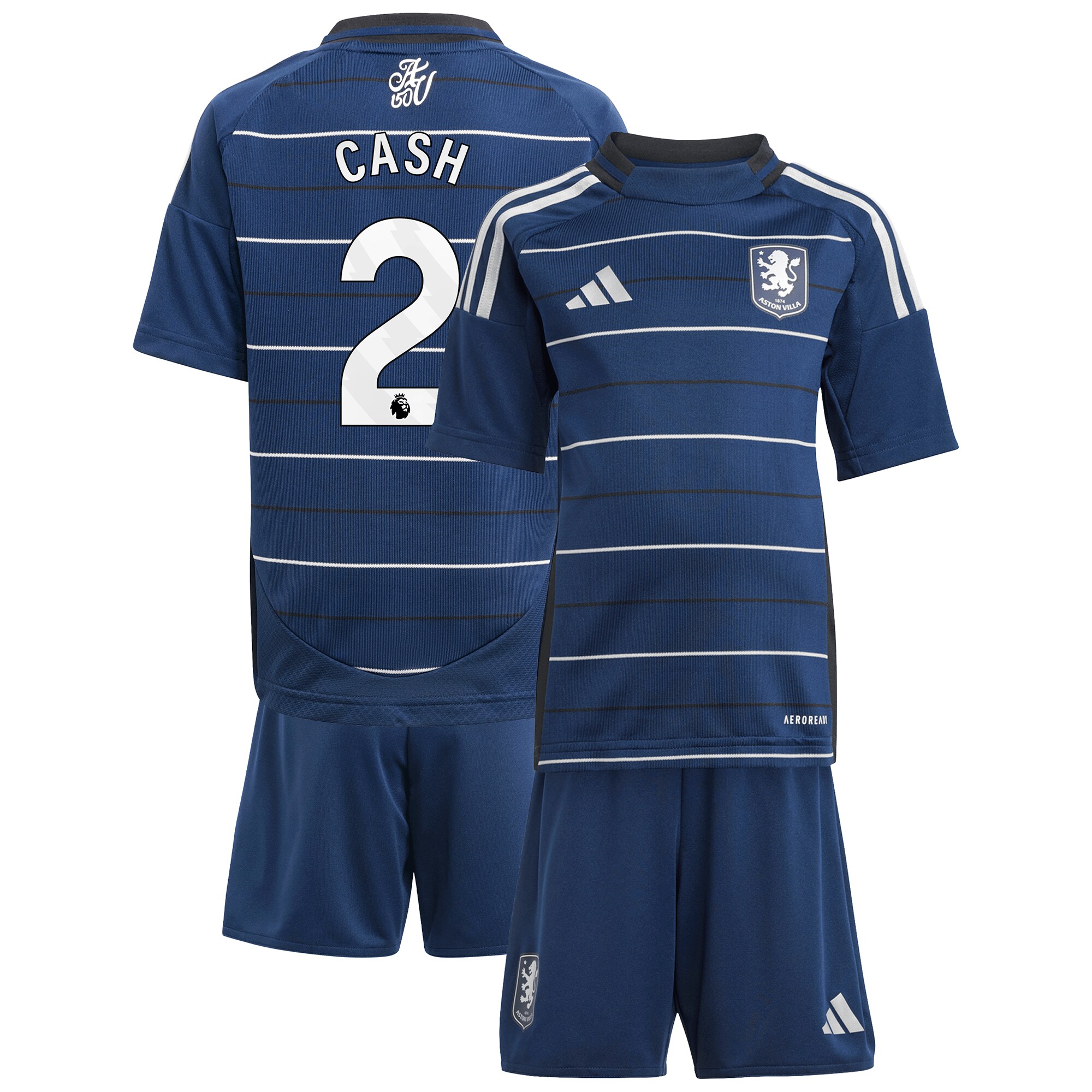 Aston Villa aston villa adidas third minikit 2024-25 with cash 2 printing Kits - Official Football Shirts & Training Gear