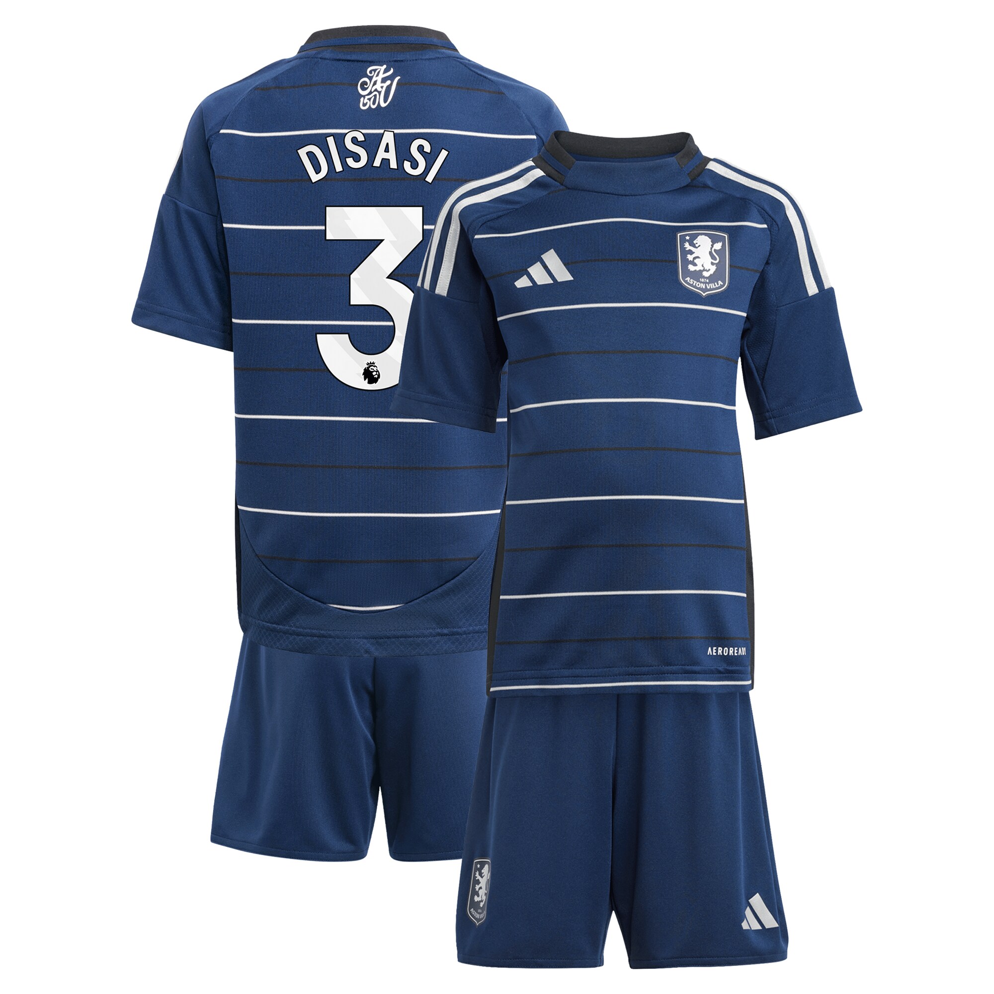 Aston Villa aston villa adidas third minikit 2024-25 with disasi 3 printing Kits - Official Football Shirts & Training Gear