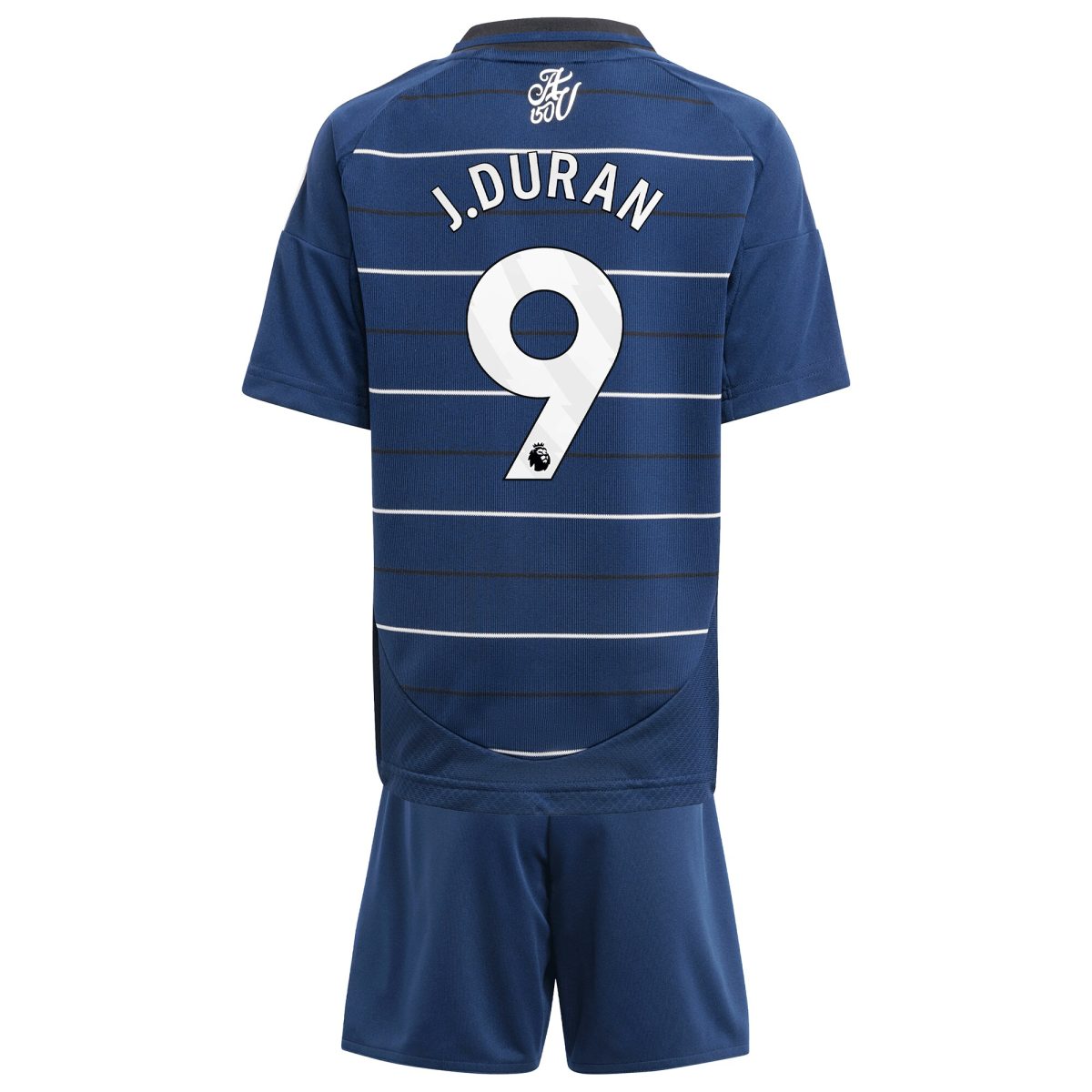 Aston Villa aston villa adidas third minikit 2024-25 with j.duran 9 printing Kits - Official Football Shirts & Training Gear