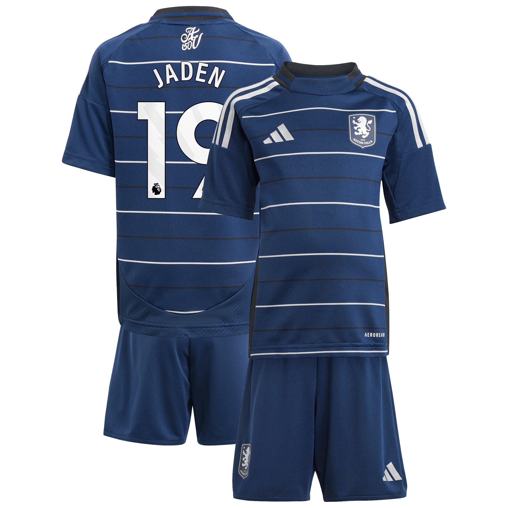 Aston Villa aston villa adidas third minikit 2024-25 with jaden 19 printing Kits - Official Football Shirts & Training Gear