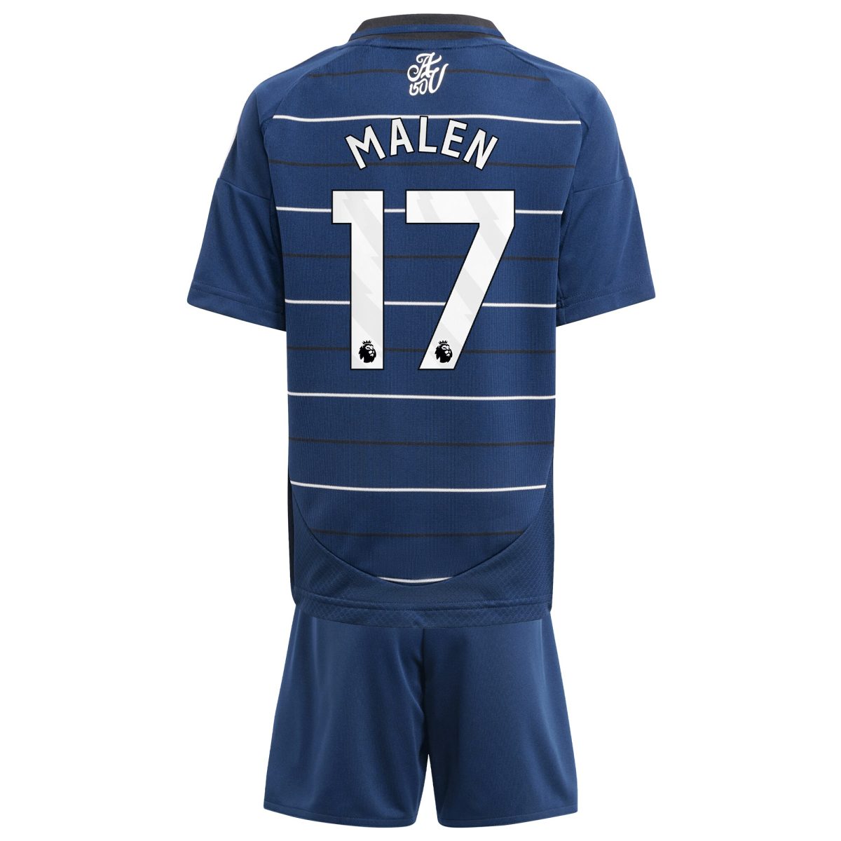 Aston Villa aston villa adidas third minikit 2024-25 with malen 17 printing Kits - Official Football Shirts & Training Gear