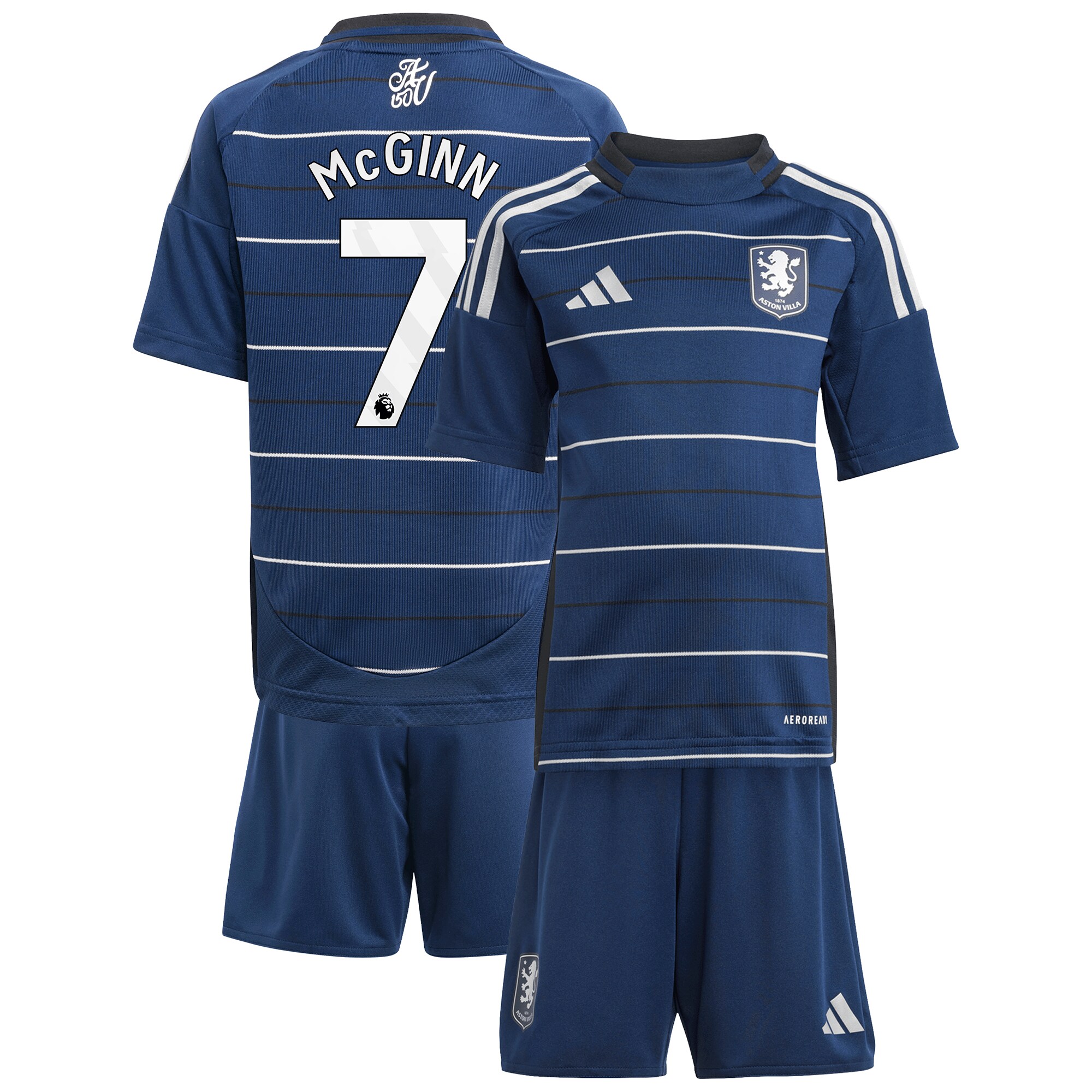 Aston Villa aston villa adidas third minikit 2024-25 with mcginn 7 printing Kits - Official Football Shirts & Training Gear