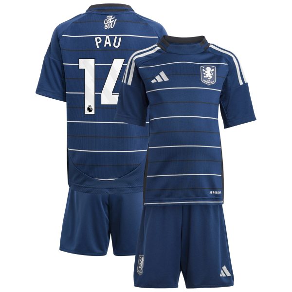 Aston Villa aston villa adidas third minikit 2024-25 with pau 14 printing Kits - Official Football Shirts & Training Gear