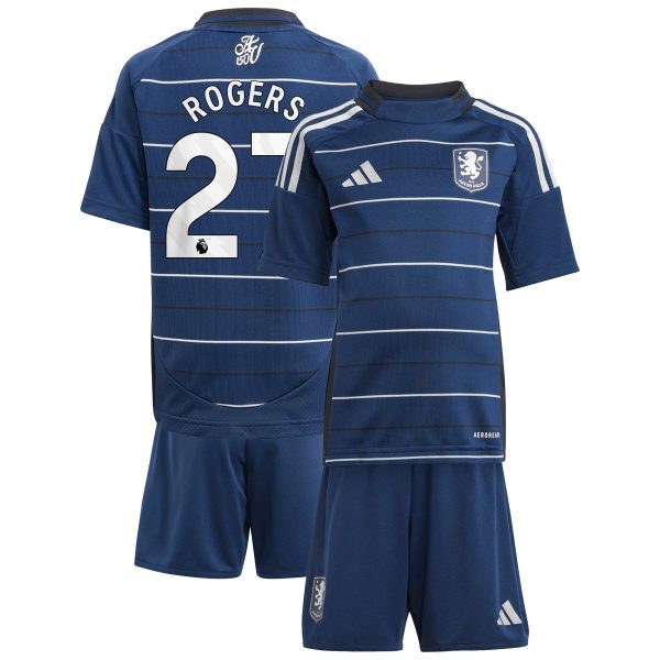 Aston Villa aston villa adidas third minikit 2024-25 with rogers 27 printing Kits - Official Football Shirts & Training Gear