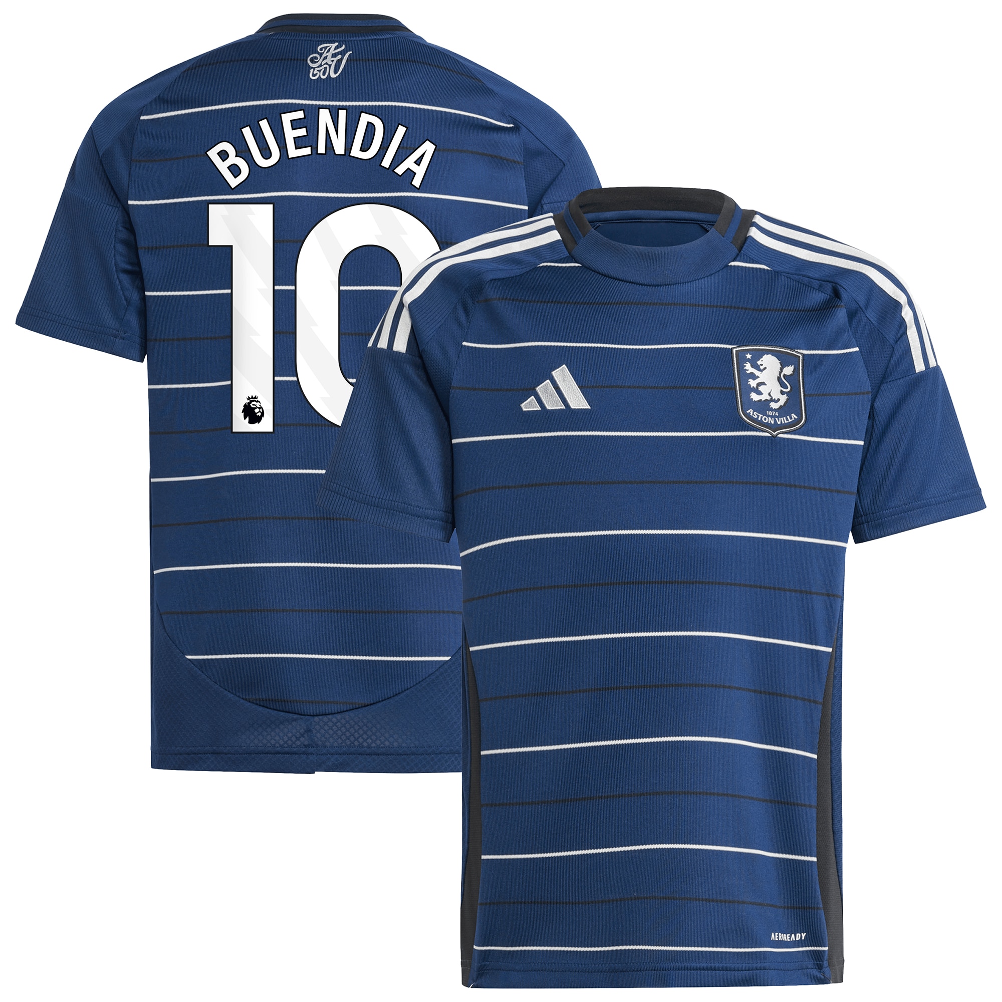 Aston Villa aston villa adidas third shirt 2024-25 – kids with buendia 10 printing Kits - Official Football Shirts & Training Gear
